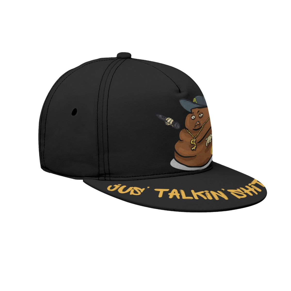 All-Over Print Flat-Brim Baseball Cap With Box